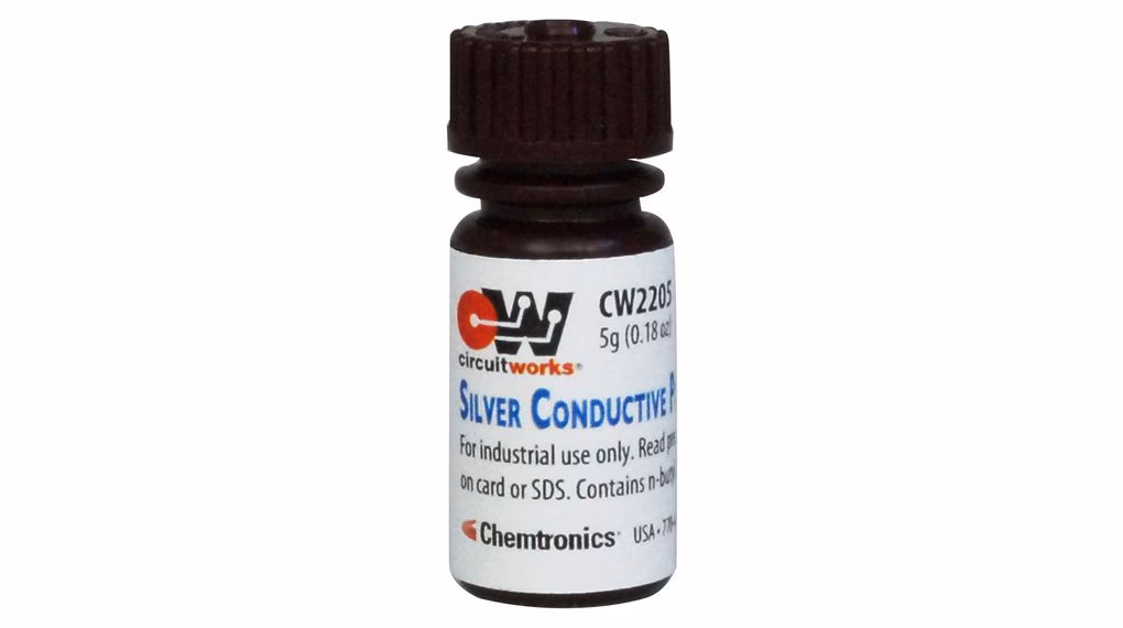 Hoe verwijder ik geleidende zilververf?