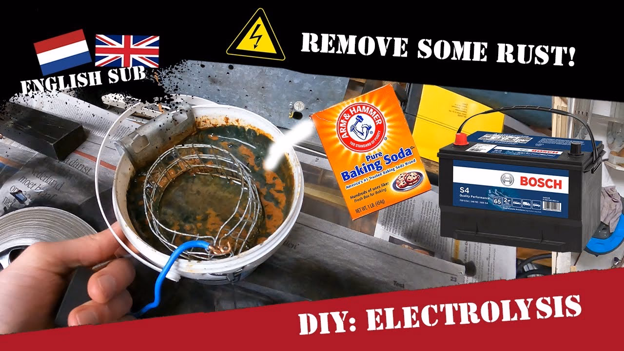 Kan ik door elektrolyse de verf verwijderen?