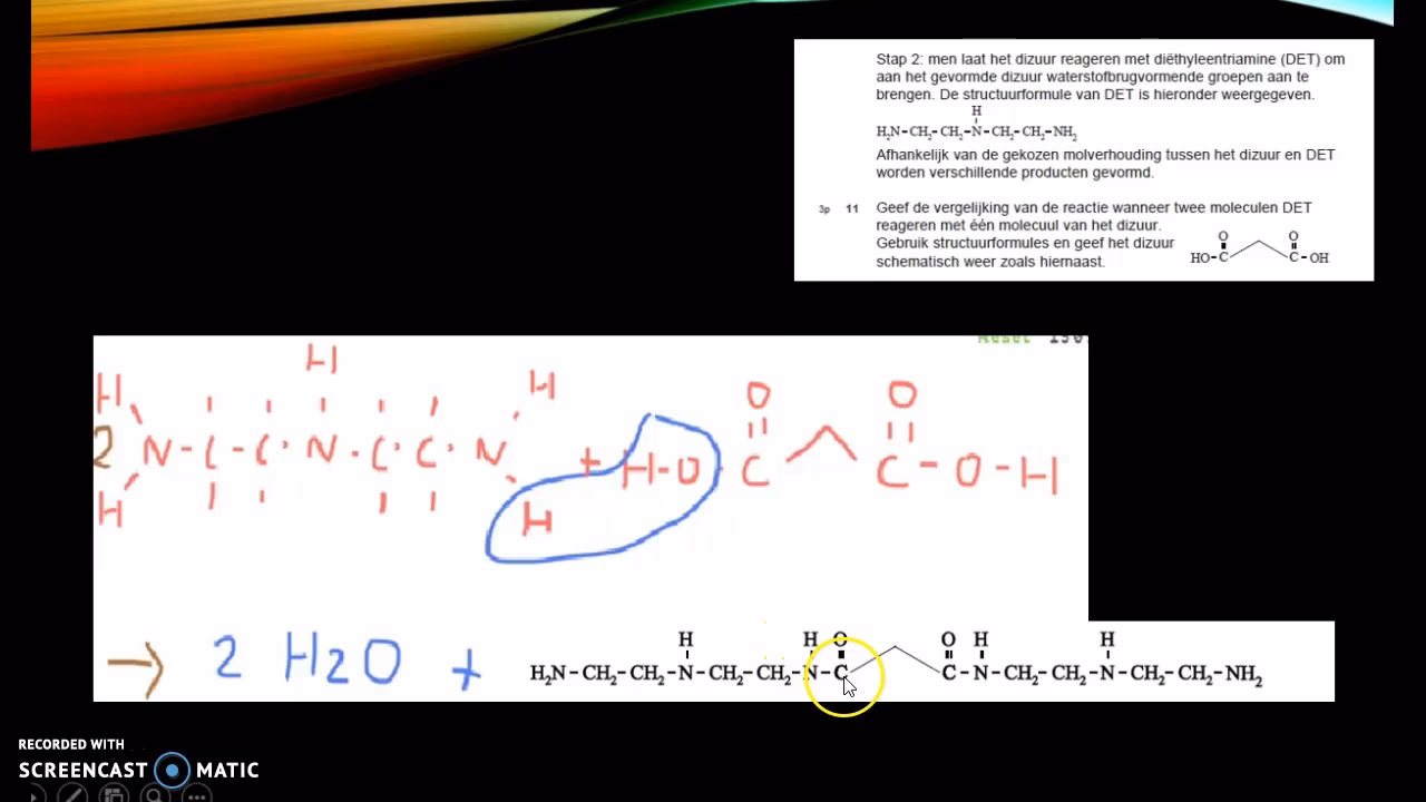 Wat komt er in het scheikunde examen?