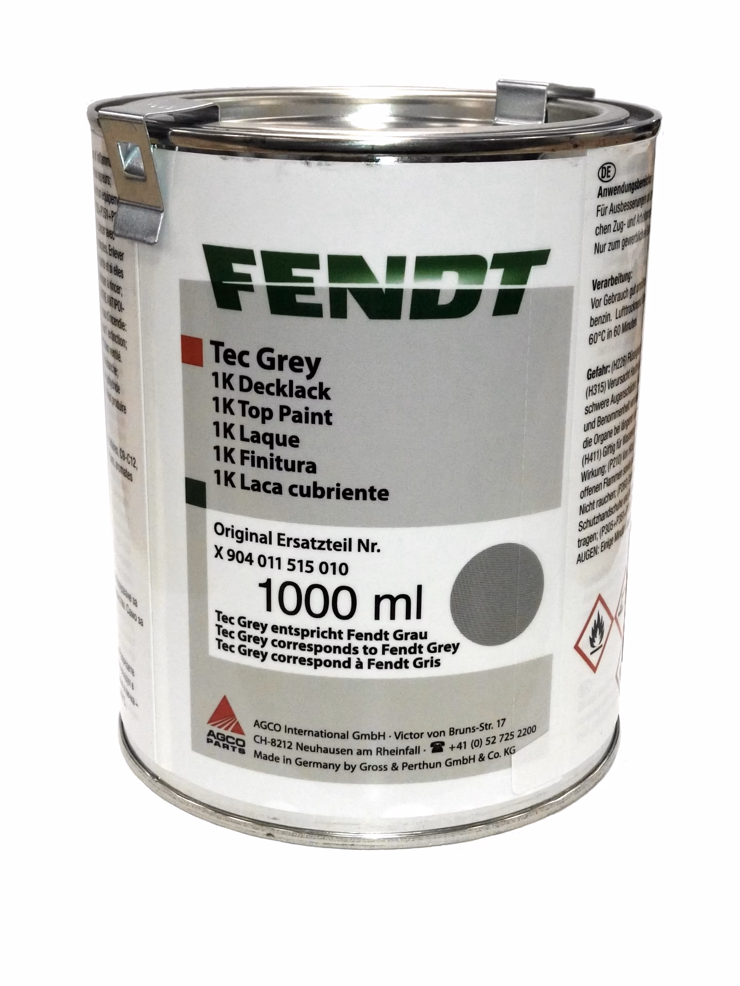 Welke kleur heeft Fendt RAL?