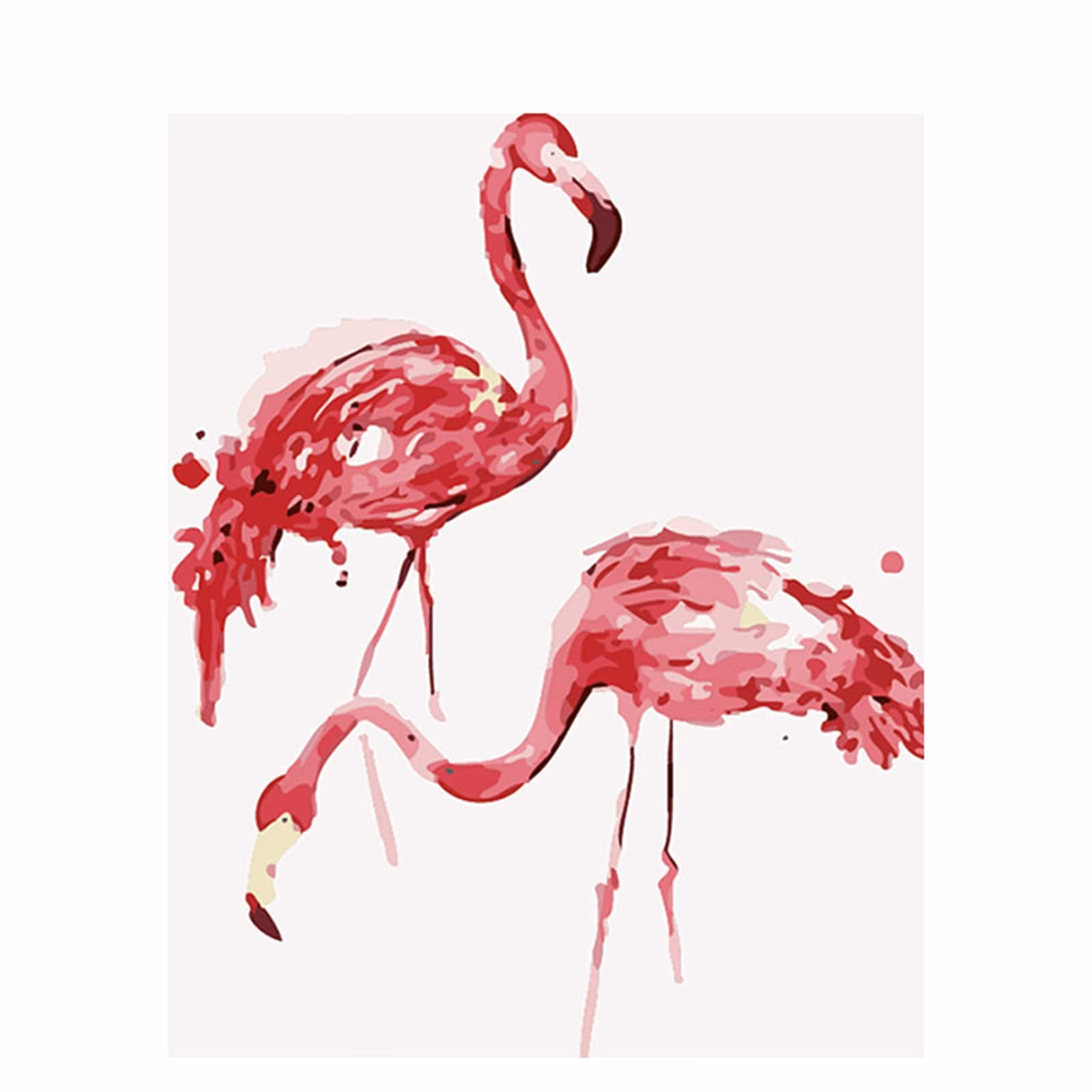 Is het schilderen van flamingo's leuk voor thuis?