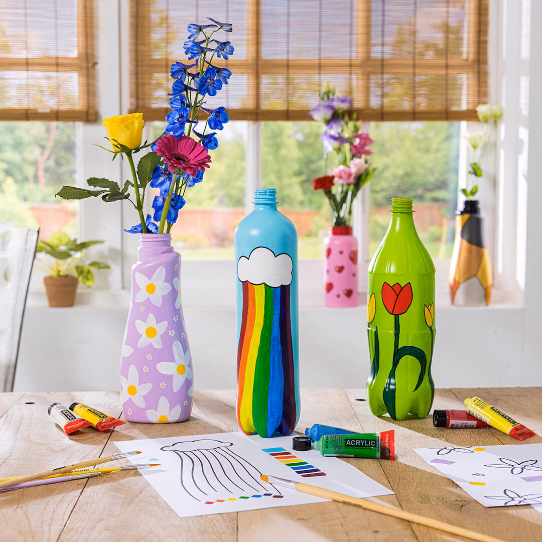 Hoe kan ik een wijnfles beschilderen?