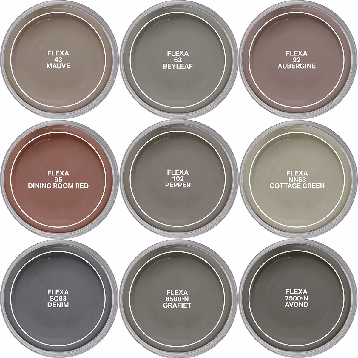 Wat is de droogtijd van Flexa Strak in de Lak grondverf?