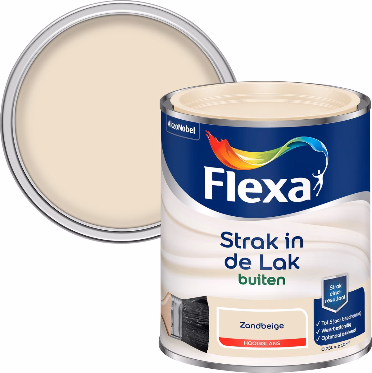 Wat is de droogtijd van Flexa buitenlak?