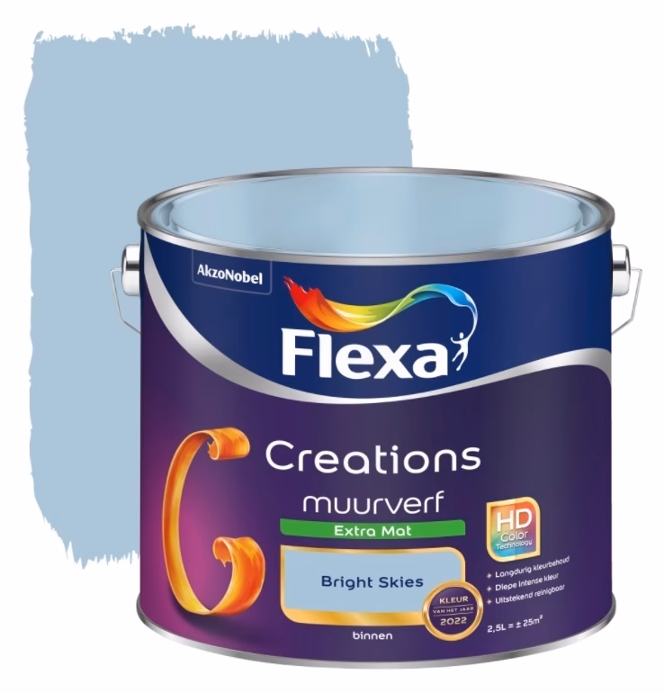 Welke Flexa Pure kleuren kan ik gebruiken met Sikkens verf?