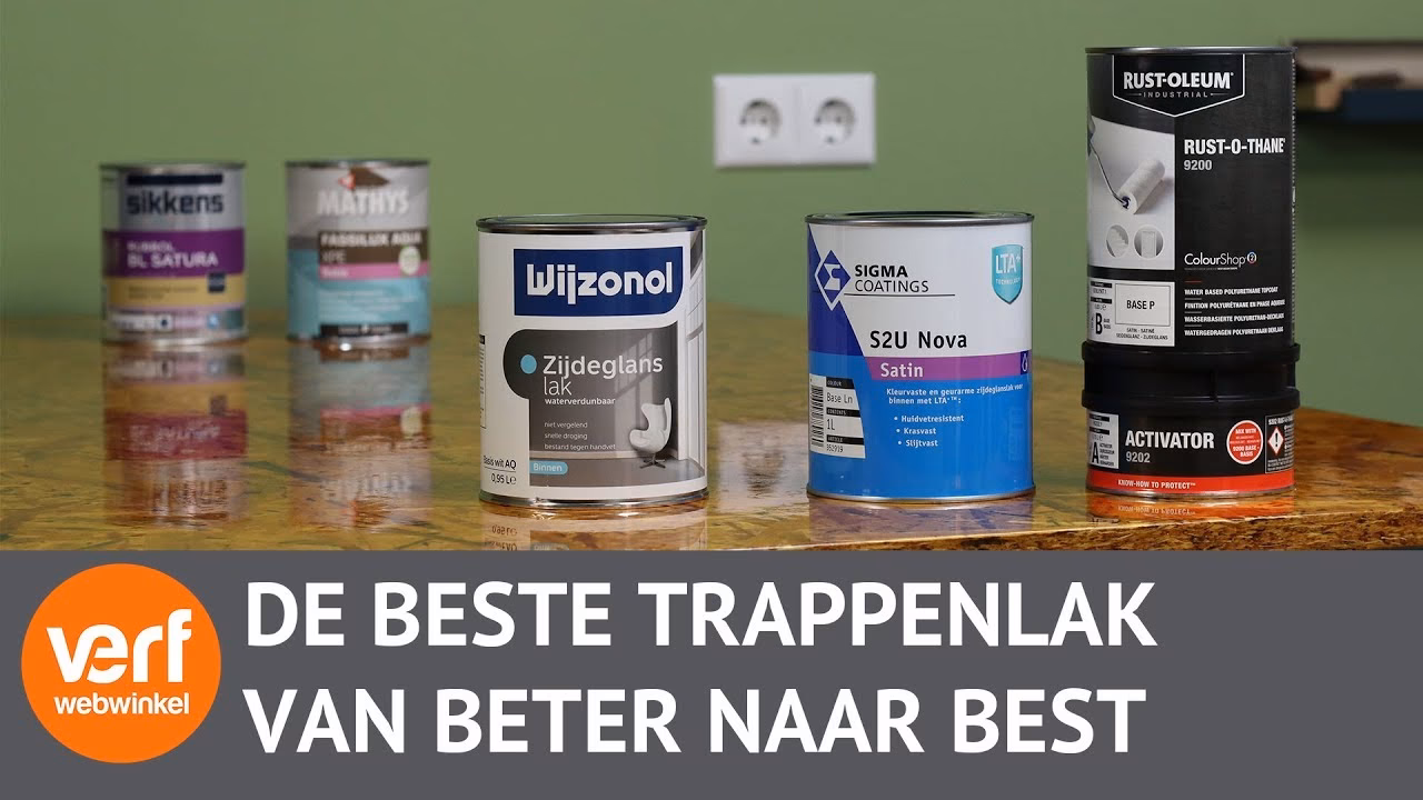 Welke verf gebruik je op de trap?
