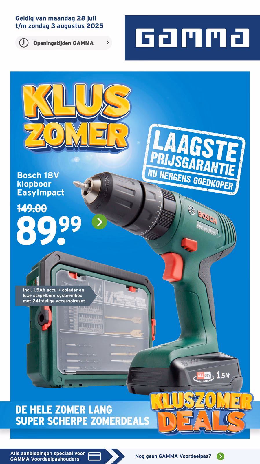 Waar kan ik de digitale kassabon van GAMMA vinden?