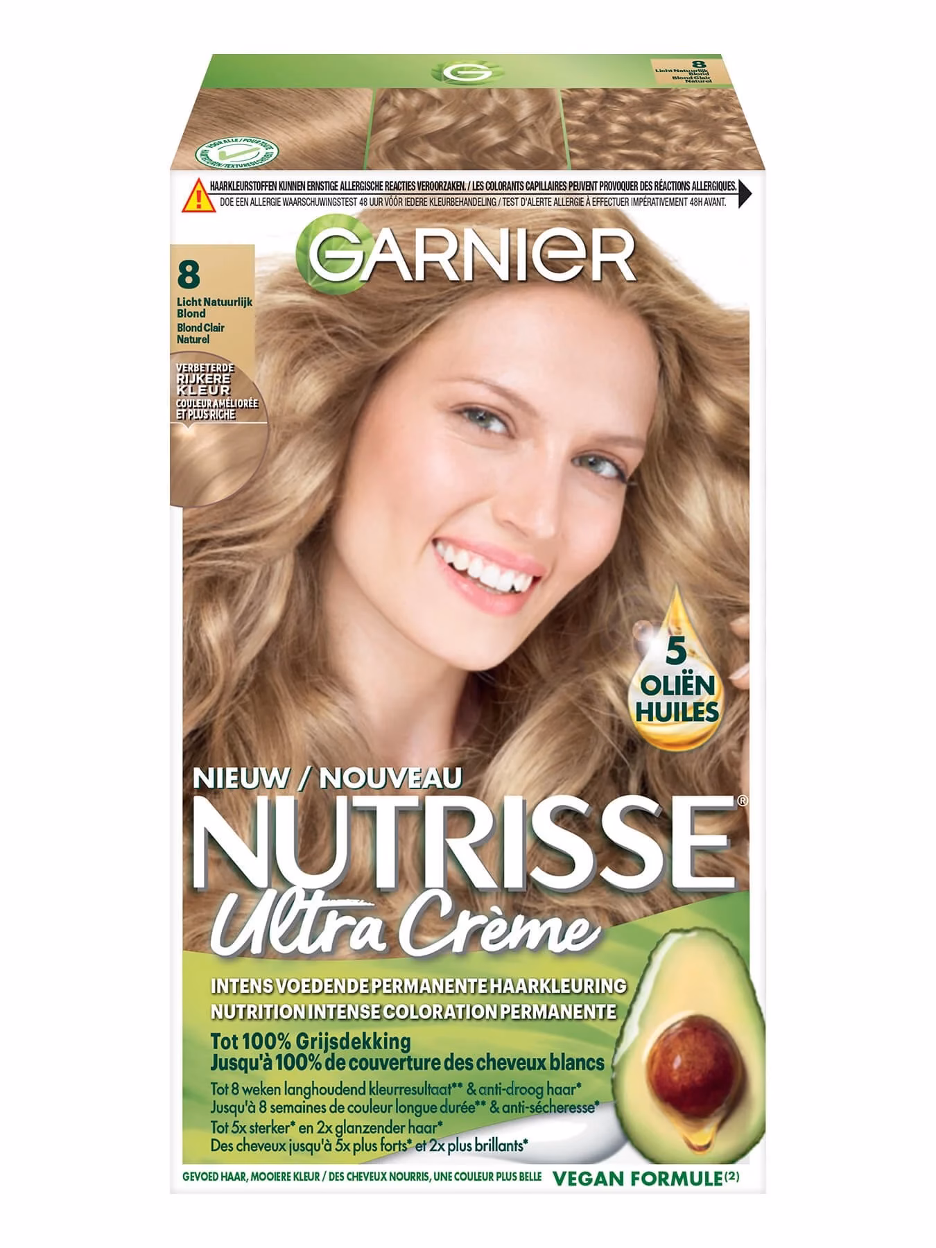 Hoe lang moet haarverf intrekken bij Garnier?
