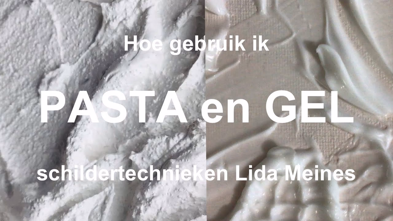 Hoe gebruik je acryl gel voor het schilderen?