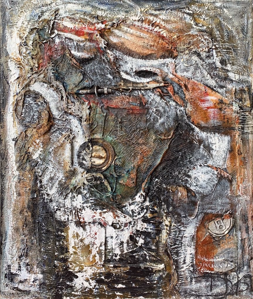 Kan ik acrylverf gebruiken op gemengde media?