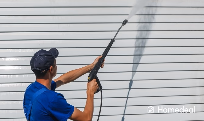 Wat kost het om een crepi gevel te laten reinigen?