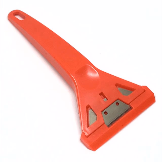 Kan ik een verfkrabber op glas gebruiken?