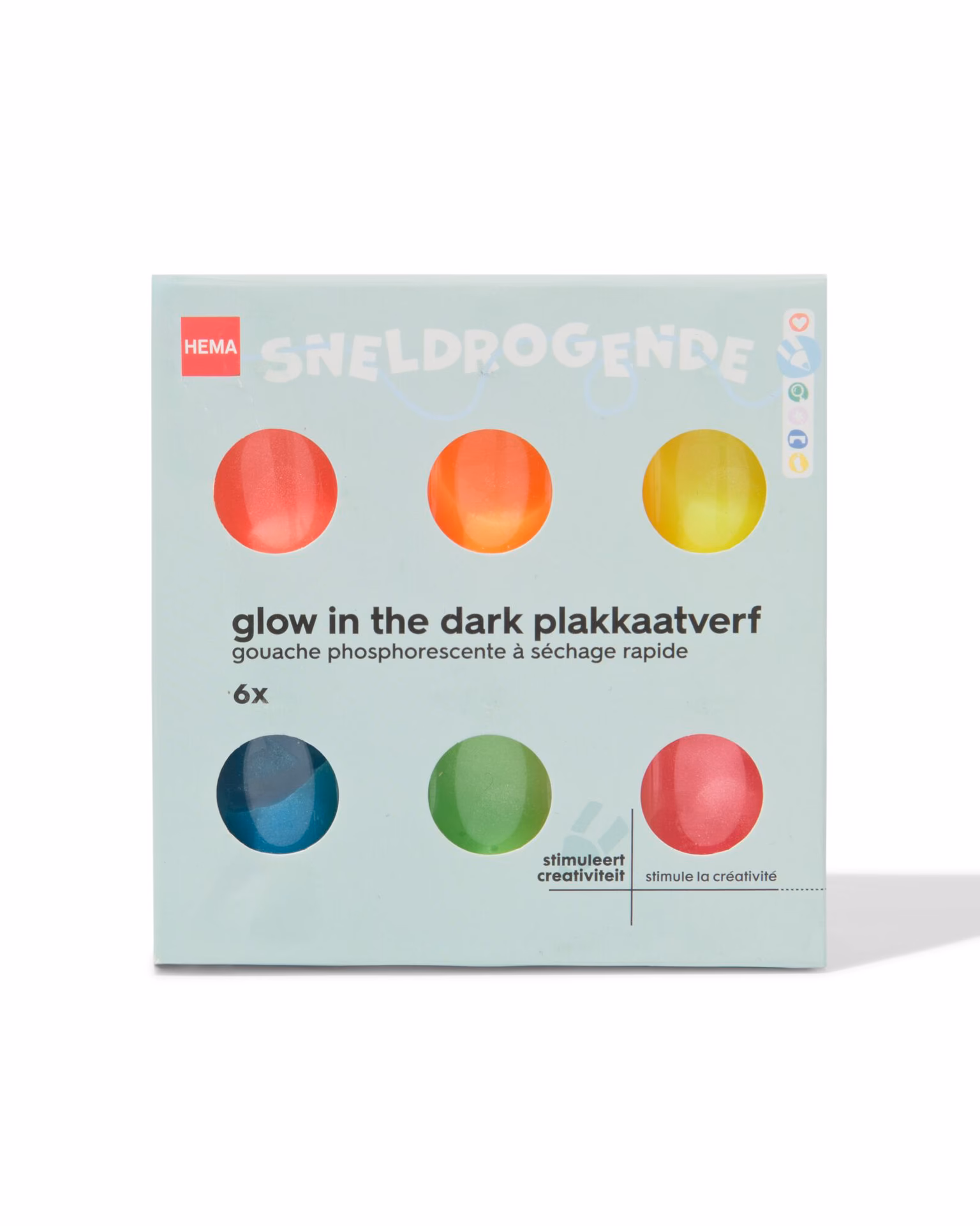 Welke kleur glow in the dark?