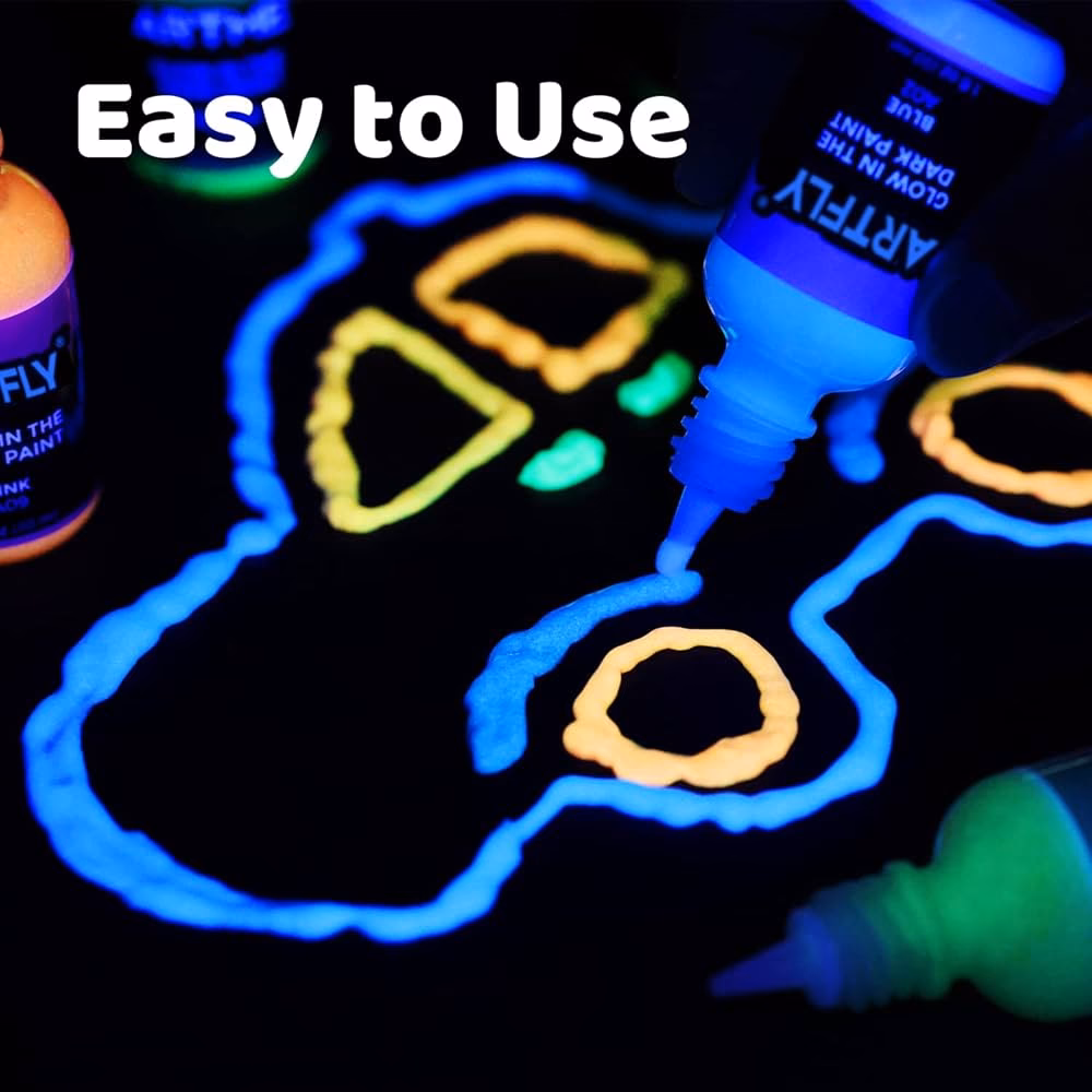 Welke kleur is glow in the dark?