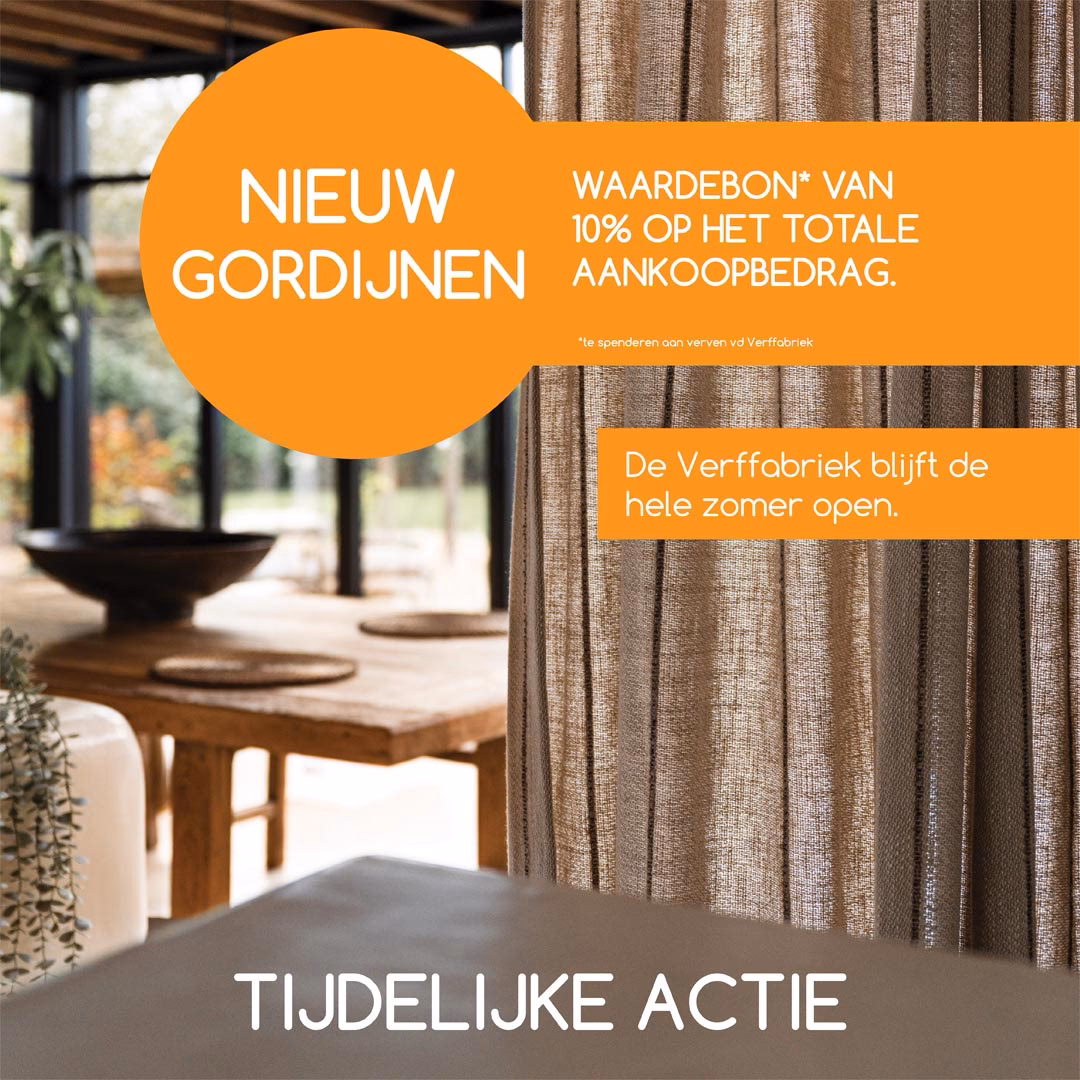 Kun je gordijnen wit verven?