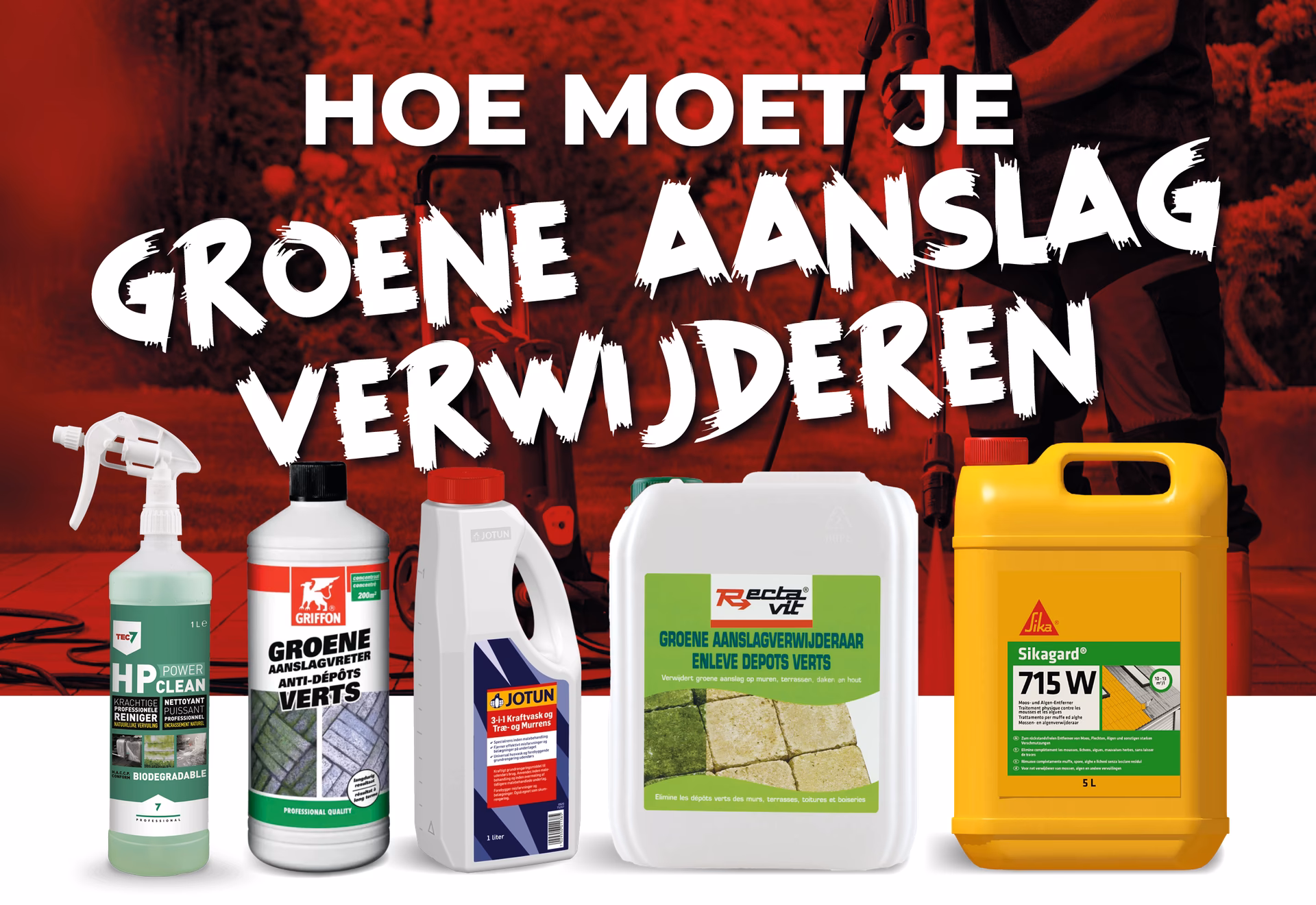 Hoe verwijder ik groene aanslag uit waterleidingen?