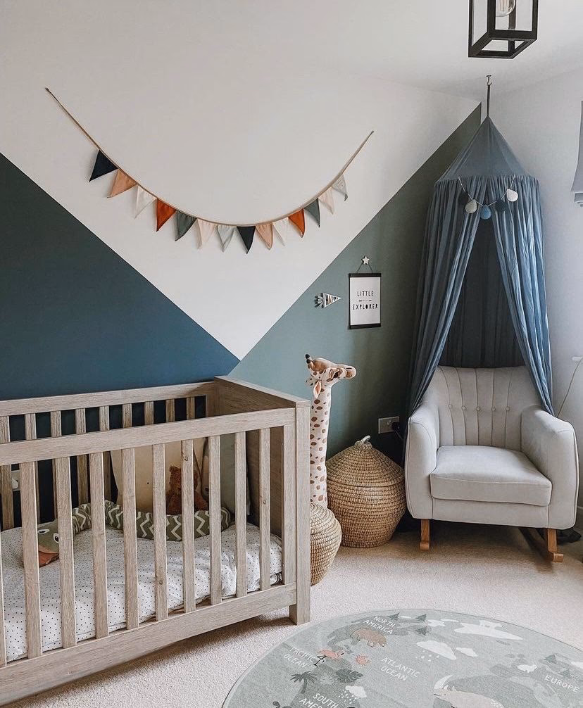 Is groen een goede kleur voor een babykamer?