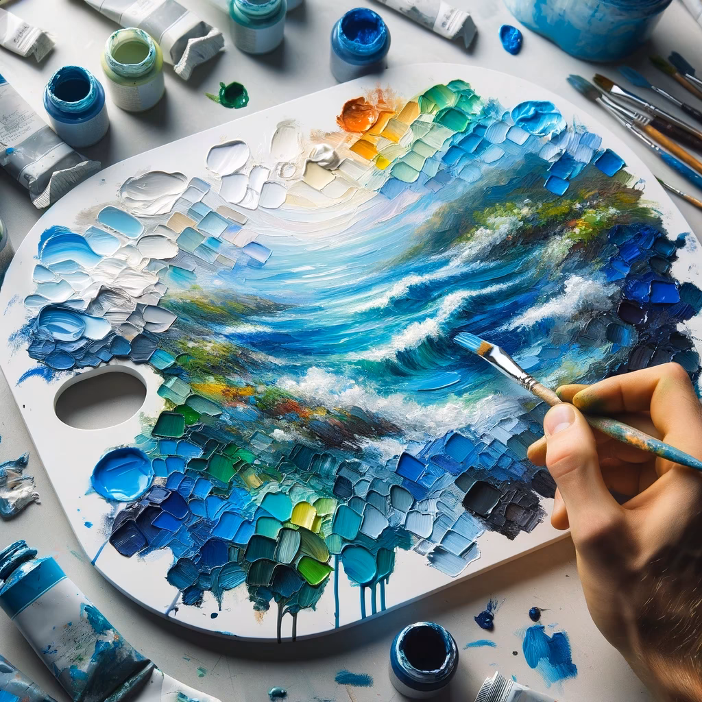 Hoe grote vlakken schilderen?