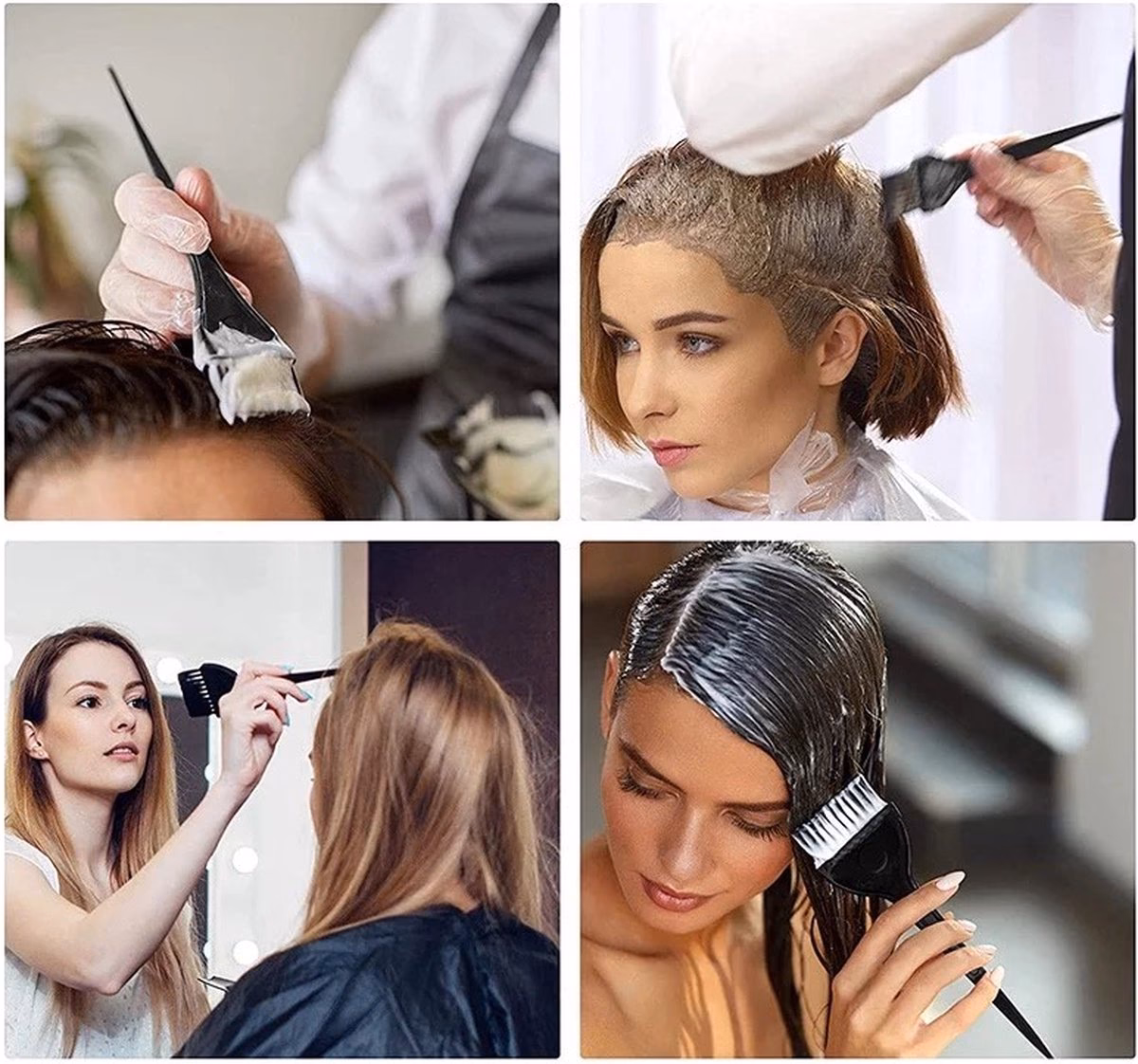 Wat is de beste kwast om uitgroei te kleuren?