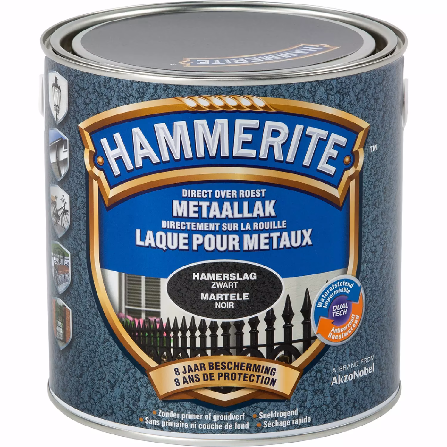 Kun je over Hammerite zwart heen verven?