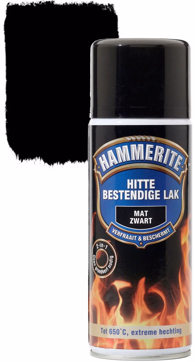 Welke temperatuur voor Hammerite?
