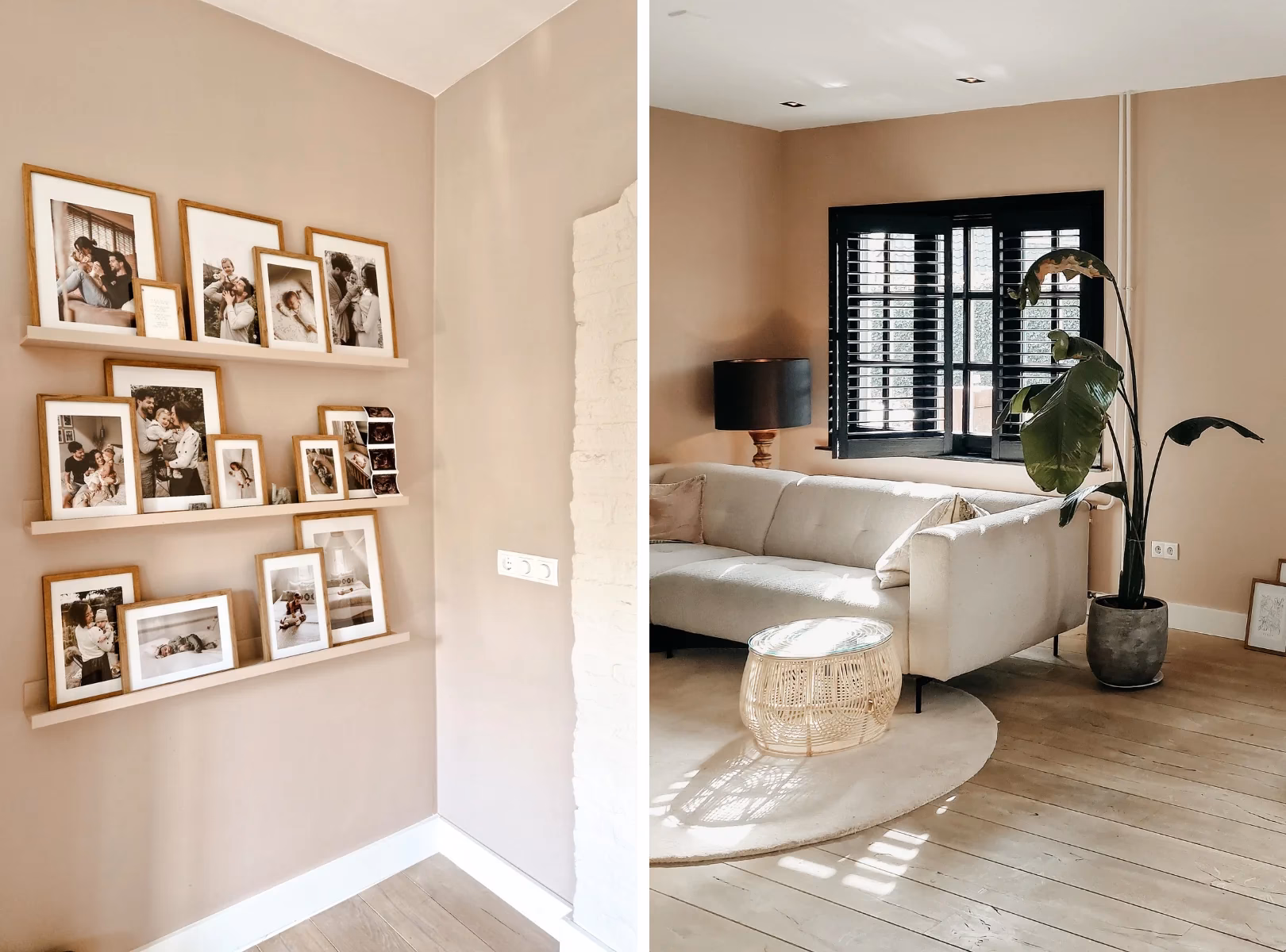 Welke kleur muur op het oosten?