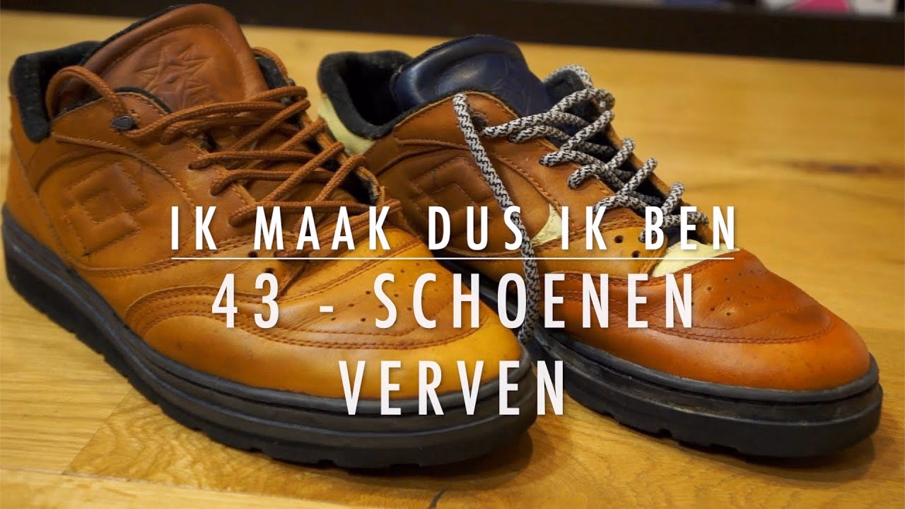 Kunnen bruine schoenen zwart geverfd worden?