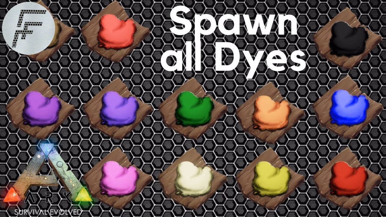 Hoe verf je dieren in Ark?