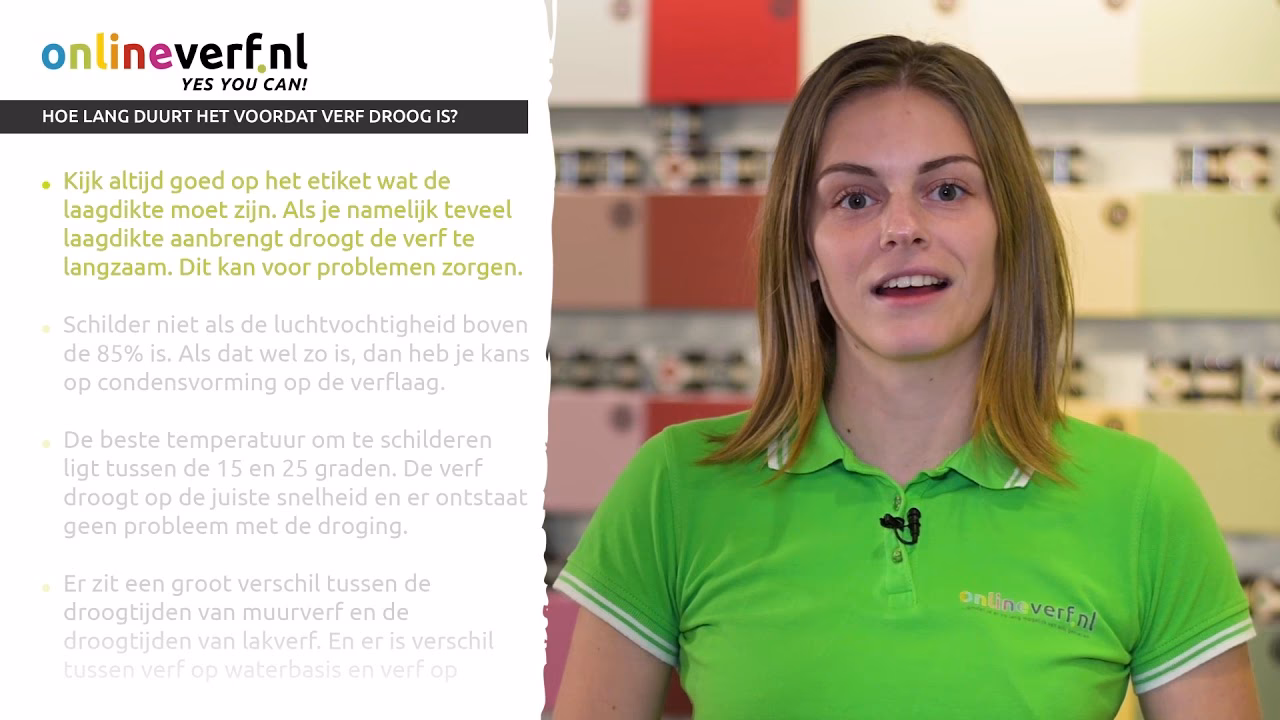 Hoe lang duurt het voordat haar opdroogt?