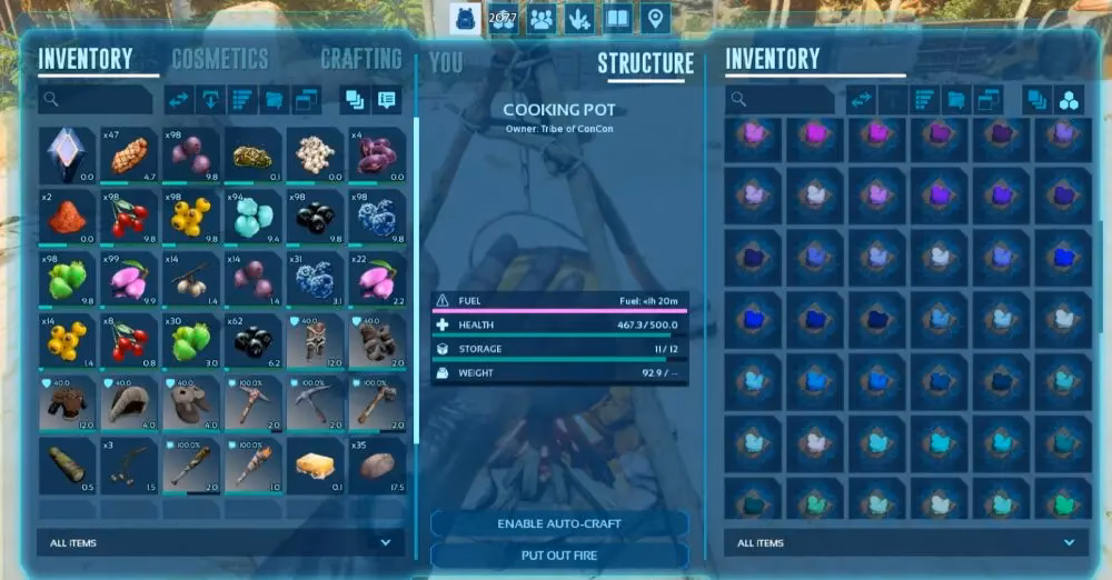 Hoe maak je zwarte verf op Ark?