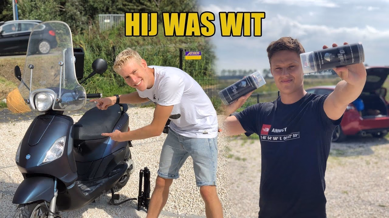 Hoe kan ik mijn scooter een andere kleur geven?