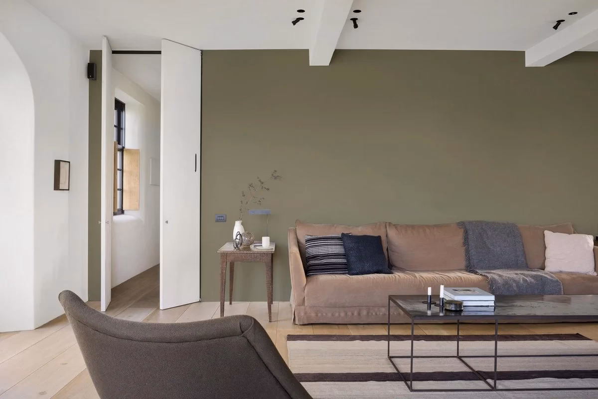 Kan ik een muur in Camouflage Green verven?