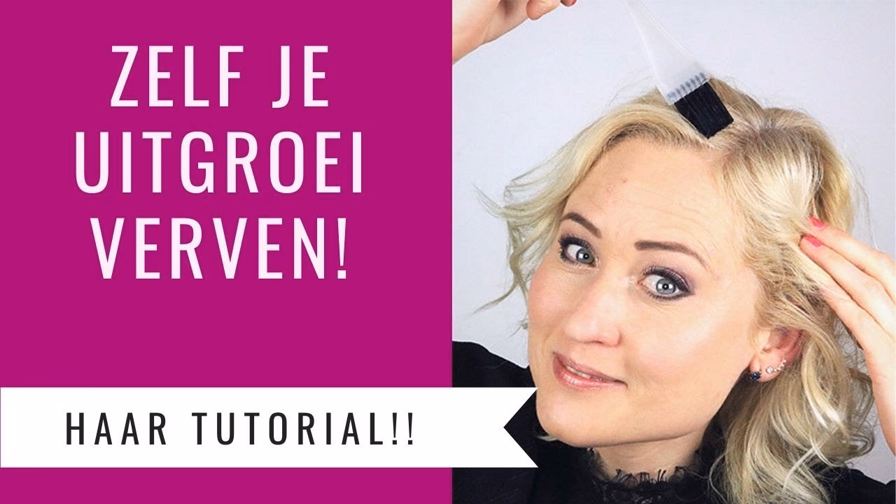 Kan ik mijn uitgroei in mijn haar verven met een andere kleur?