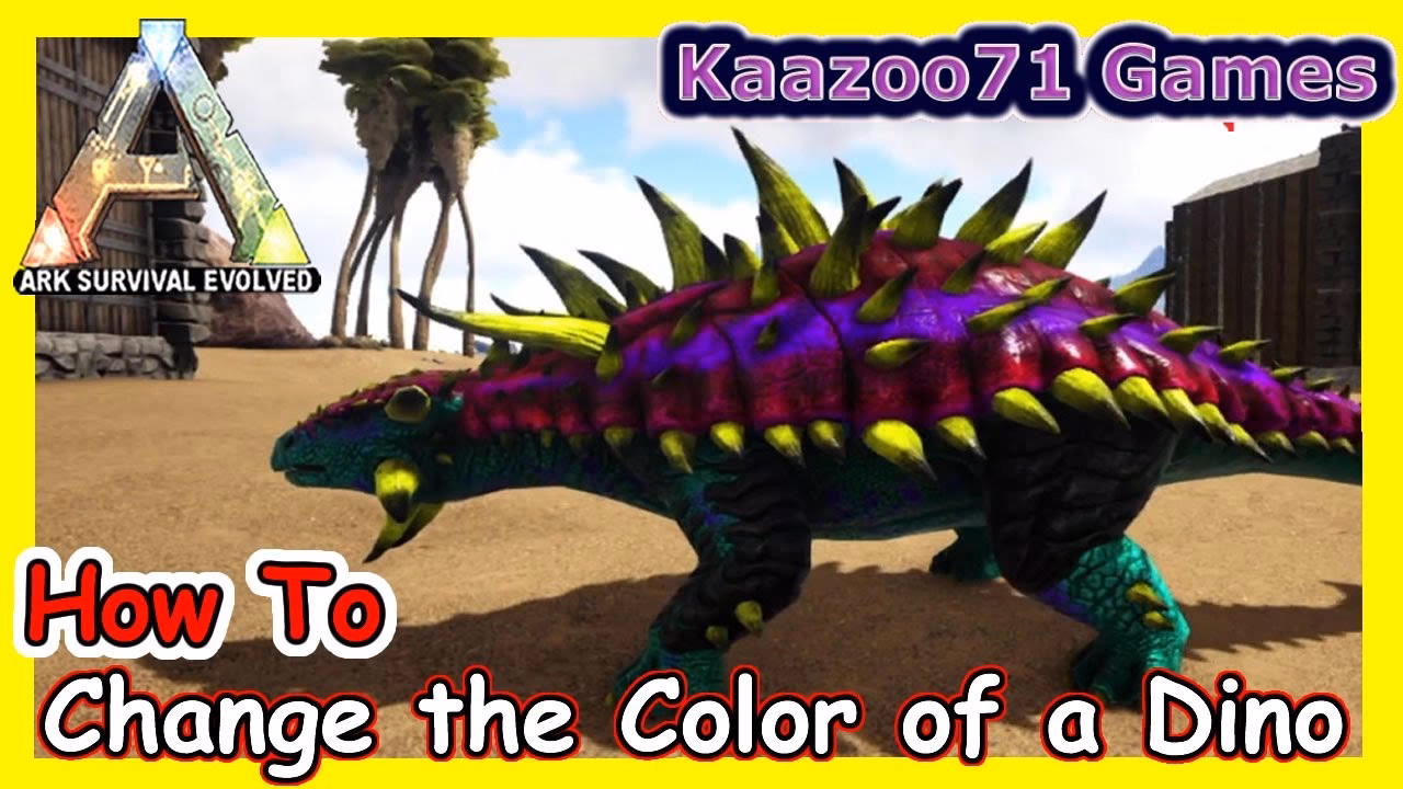 Hoe gebruik je een spuitbus op dino's?