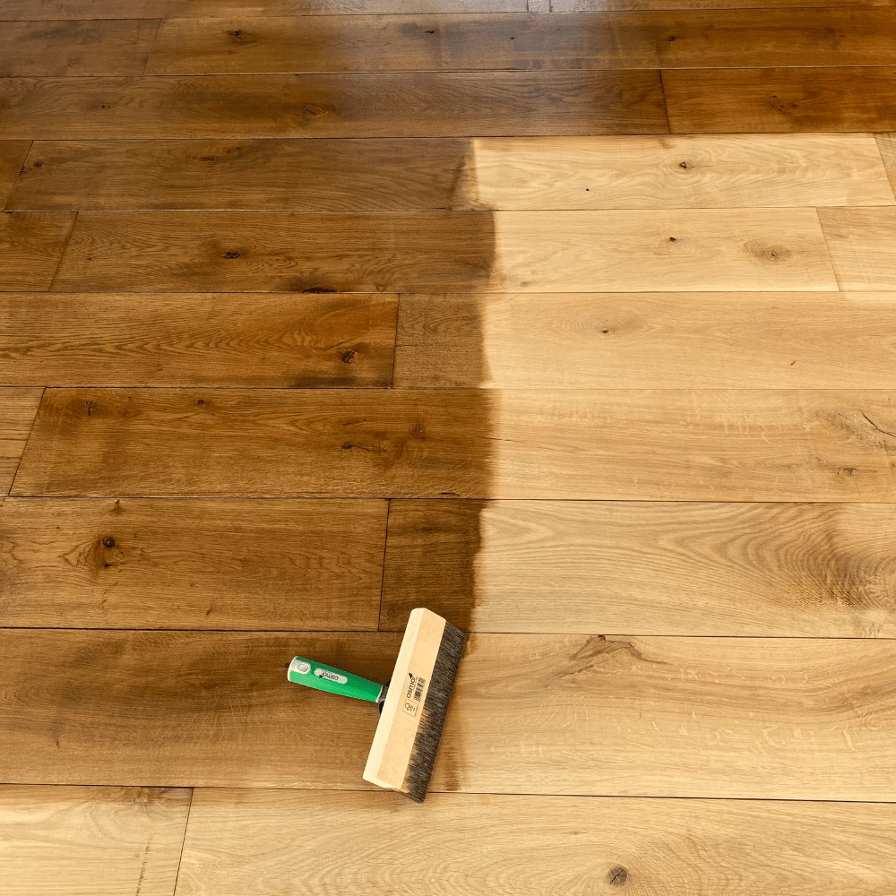 Kun je over honing-eik heen schilderen?