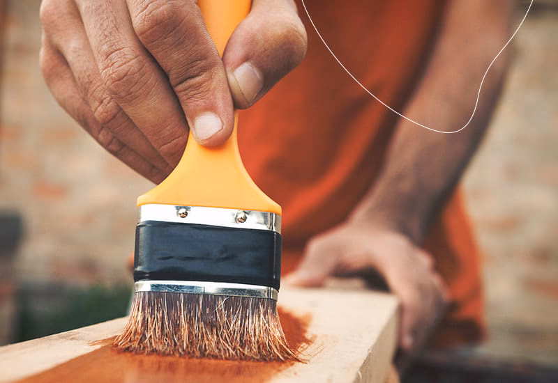 Kan ik een roller gebruiken voor houtlak?