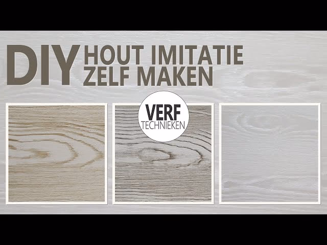 Hoe kan ik de nerven van hout zichtbaar maken?