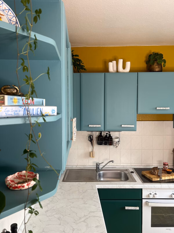 Is groene verf goed voor de keuken?