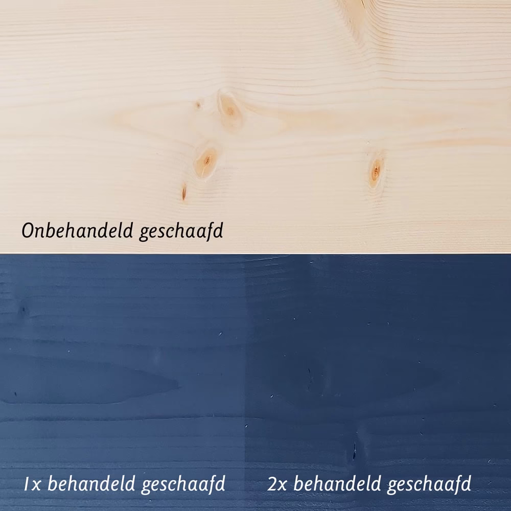 Kun je hout binnen verven?