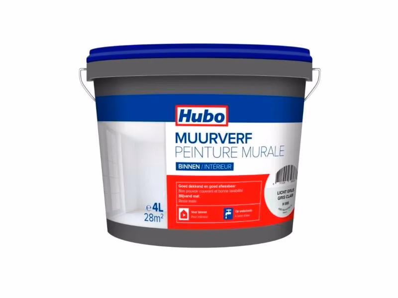 Kan Hubo muurverf mengen?