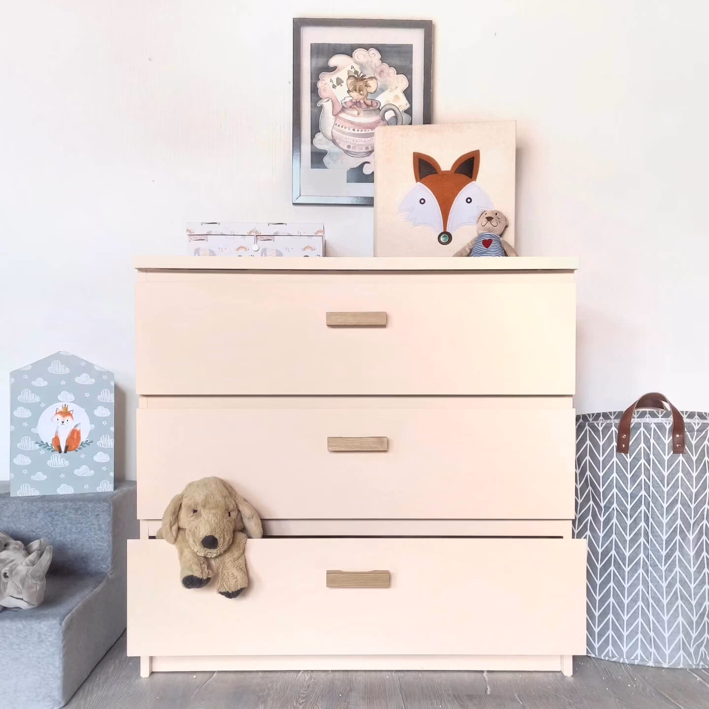 Kan ik mijn IKEA Alex ladeblok schilderen?