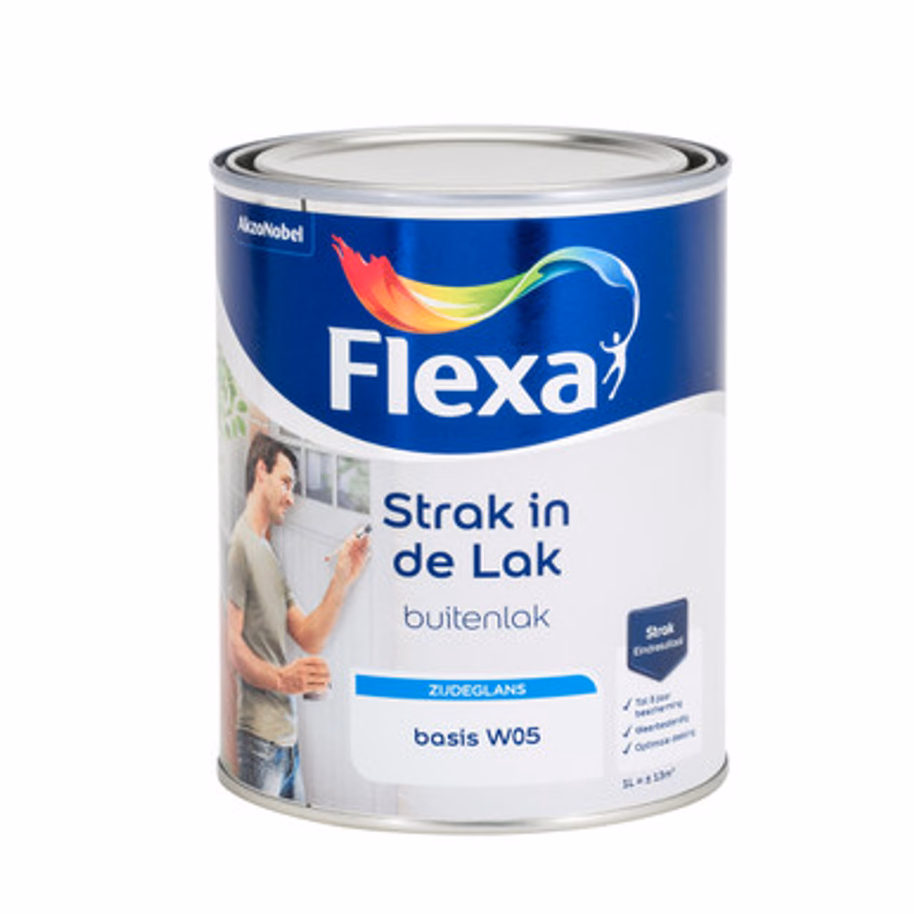 Kan ik zijdeglans ook aan de buitenkant gebruiken?