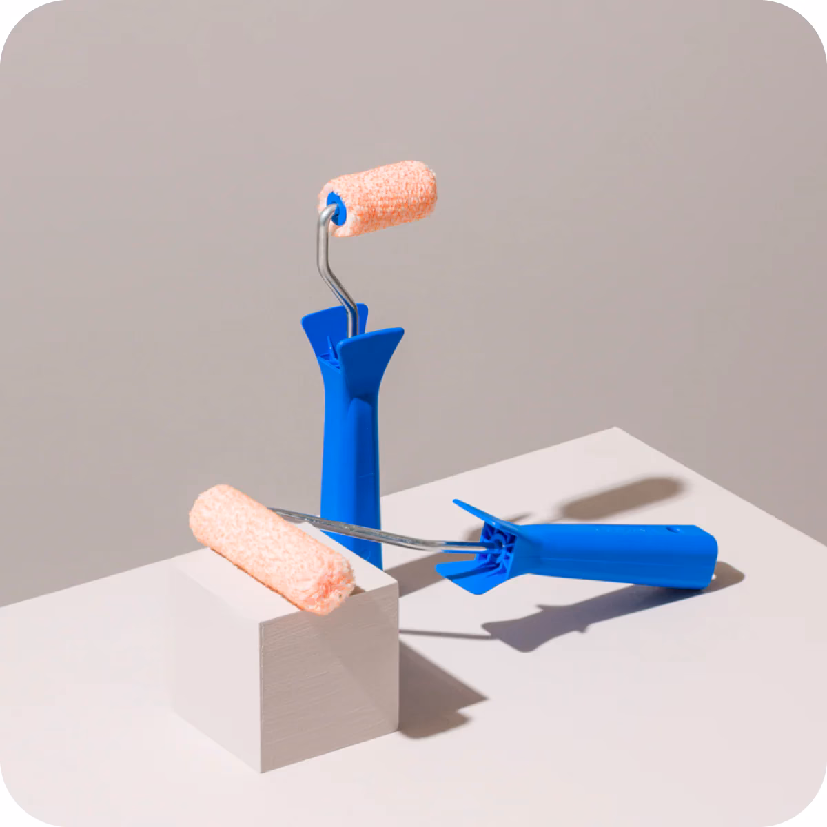 Kan ik met een natte roller verven?