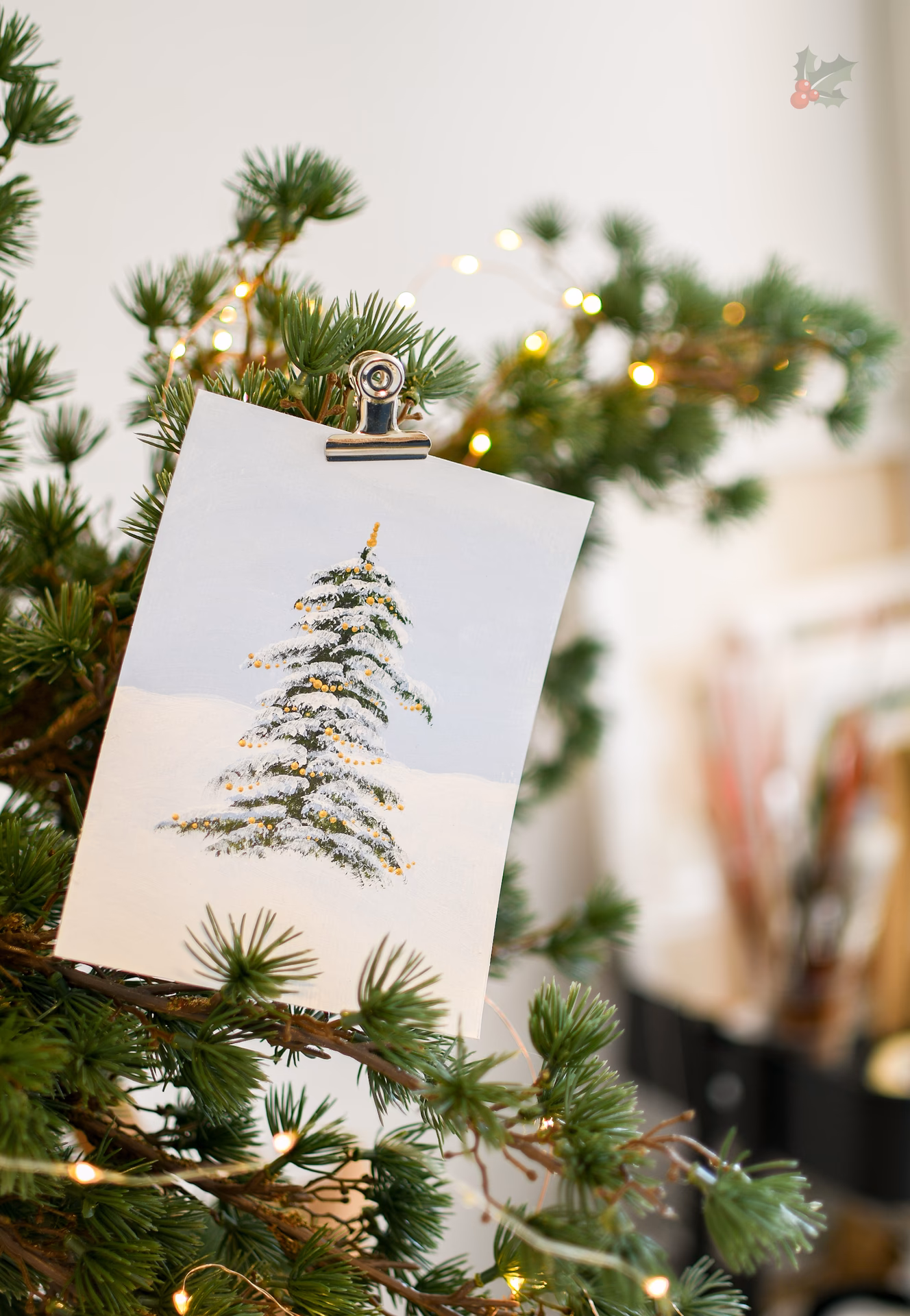 Hoe maak ik een mooie kerstkaart?