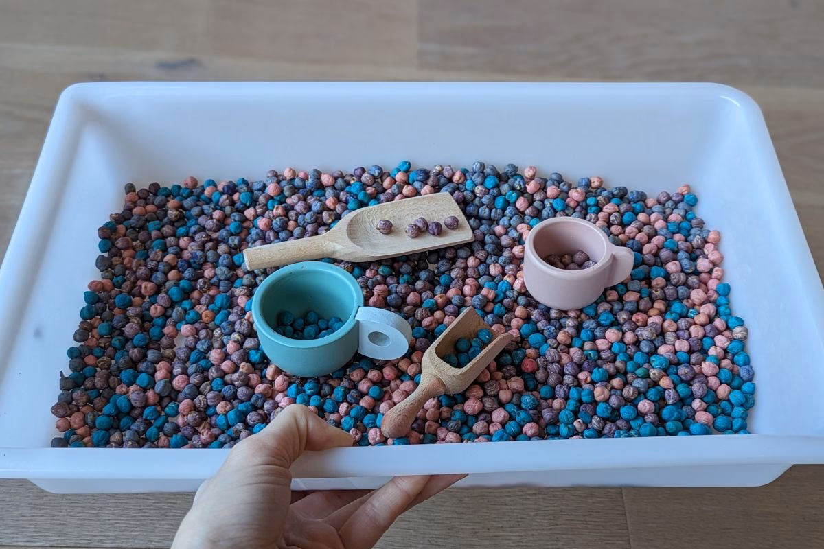 Kun je kikkererwten verven met acrylverf?