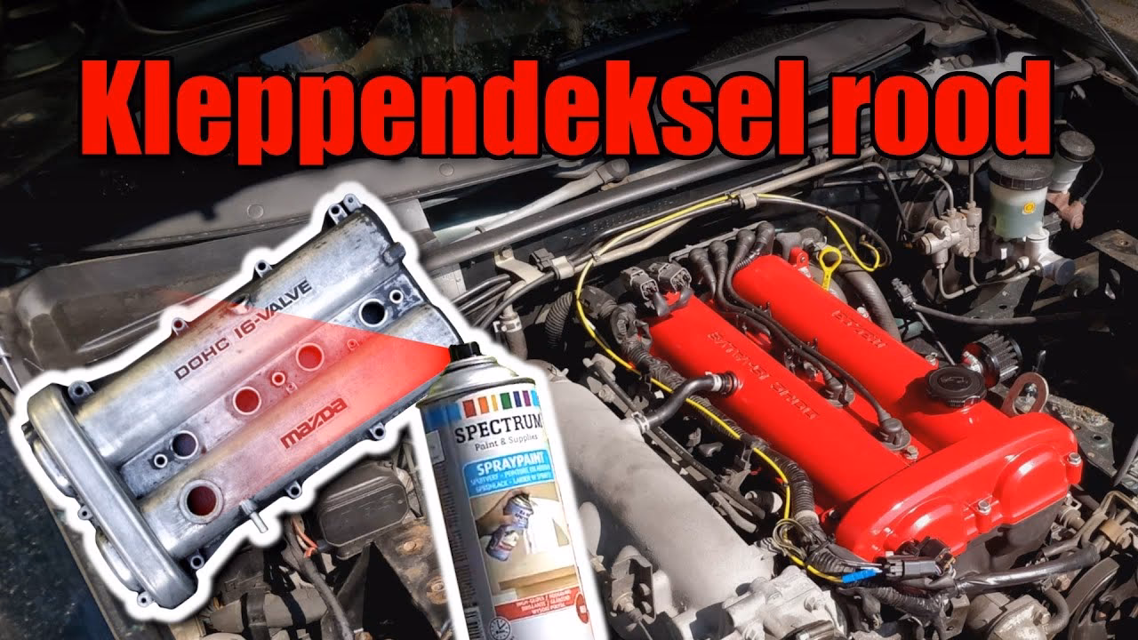 Kan ik mijn kleppendeksel verven?