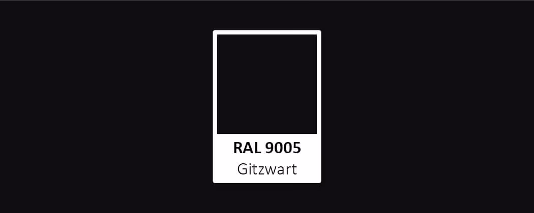 Wat is het verschil tussen RAL 9005 en 9017?