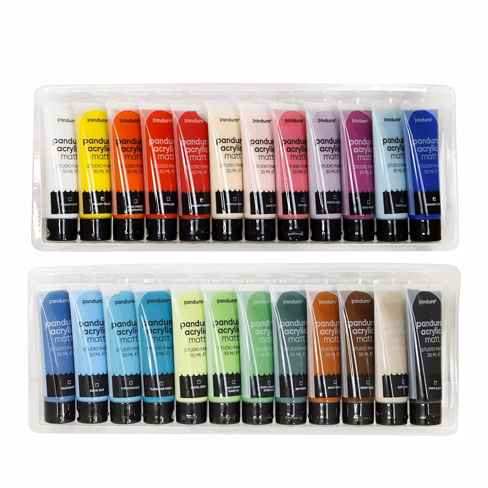 Hoe maak je acrylverf glanzender?