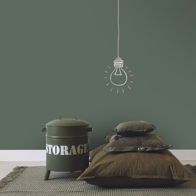 Waarom is een krijtbord groen?