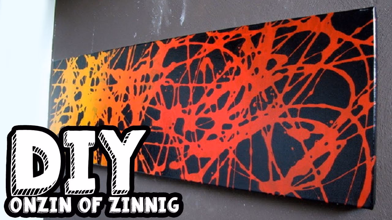 Welk kunstwerk maakt gebruik van spuitverf?